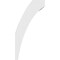 Ekena Millwork 5 1/2-in. W x 8-in. D x 16-in. H Thorton Architectural Grade PVC Knee Brace BRCP055X08X16THR - alternate 3